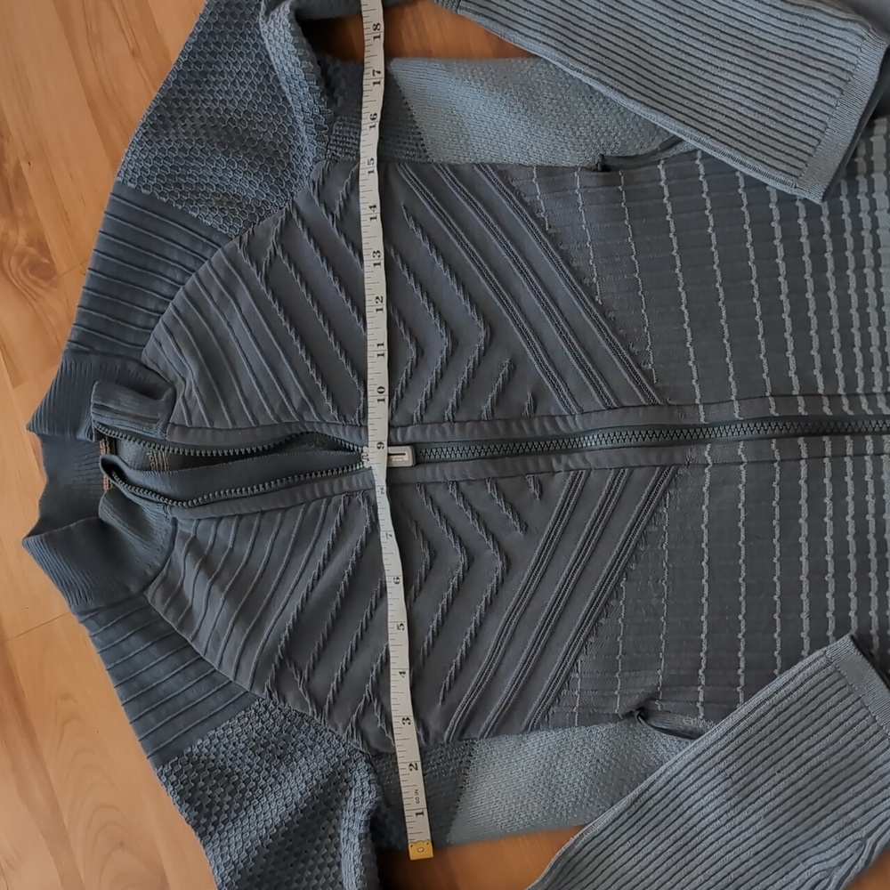 Smartwool Intraknit Merino Insulated Jacket Pewter Blue S - Picture 12 of 14